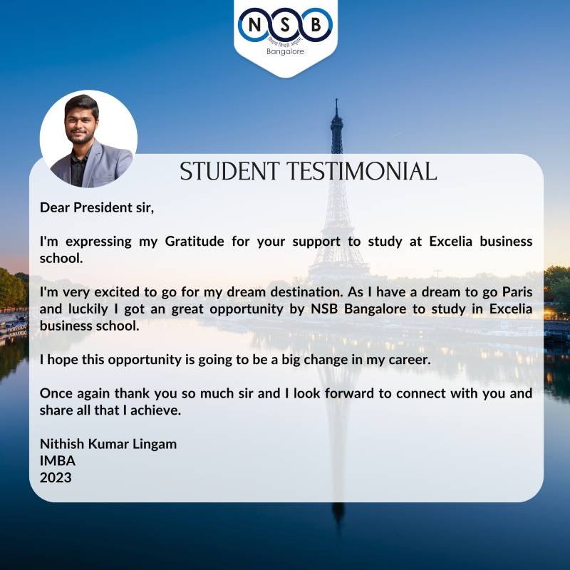 NSB MBA , Bangalore - News & Events 2024